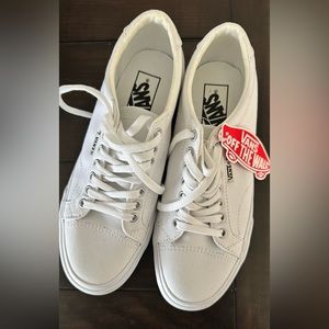 All White Vans Size 7.5 New without box.